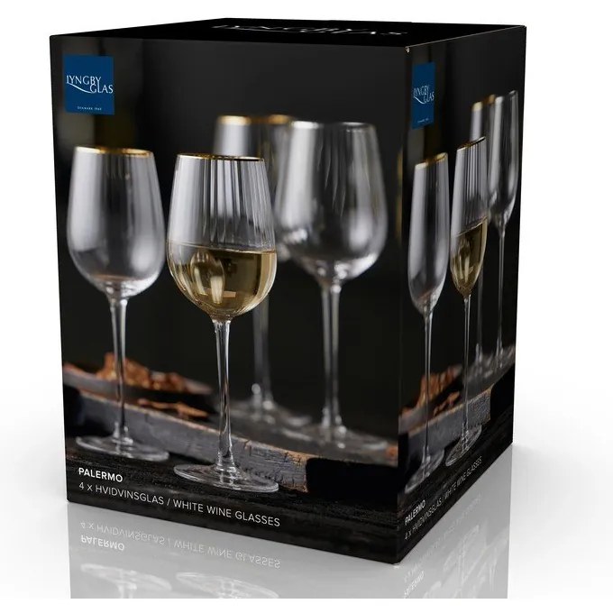Borospohár szett 4 db-os 300 ml Palermo – Lyngby Glas