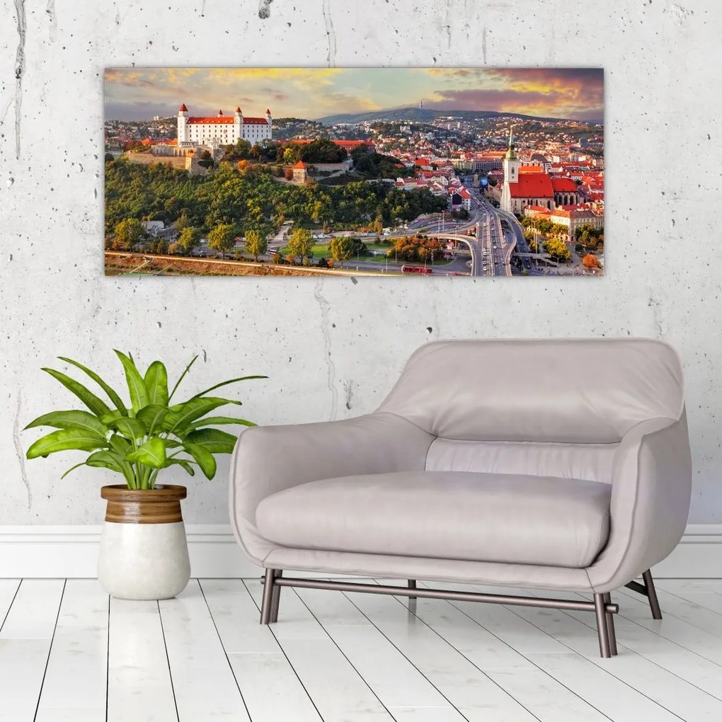 Kép - panoráma, Pozsony, Szlovákia (120x50 cm)