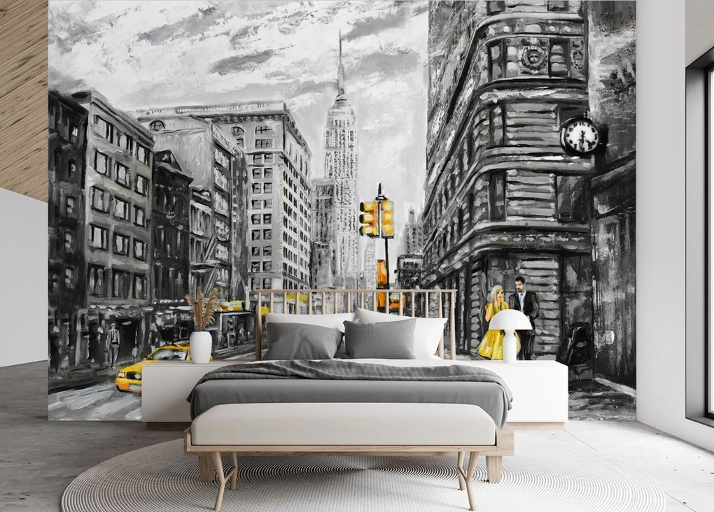 Gario Fotótapéta New York taxi Anyag: Vlies, Méret: 250 x 175 cm
