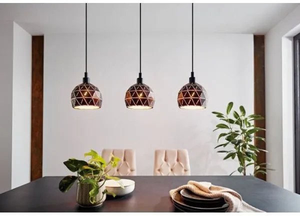 Eglo 97846 - Csillár zsinóron ROCCAFORTE 3xE14/40W/230V