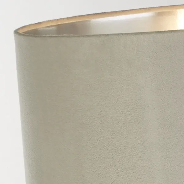 Searchlight EU67521GY - Asztali lámpa SCARBOROUGH 1xE27/60W/230V szürke