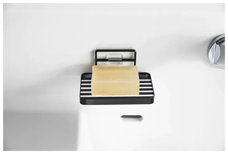 Fekete öntapadós fém szappantartó Film Hook – YAMAZAKI