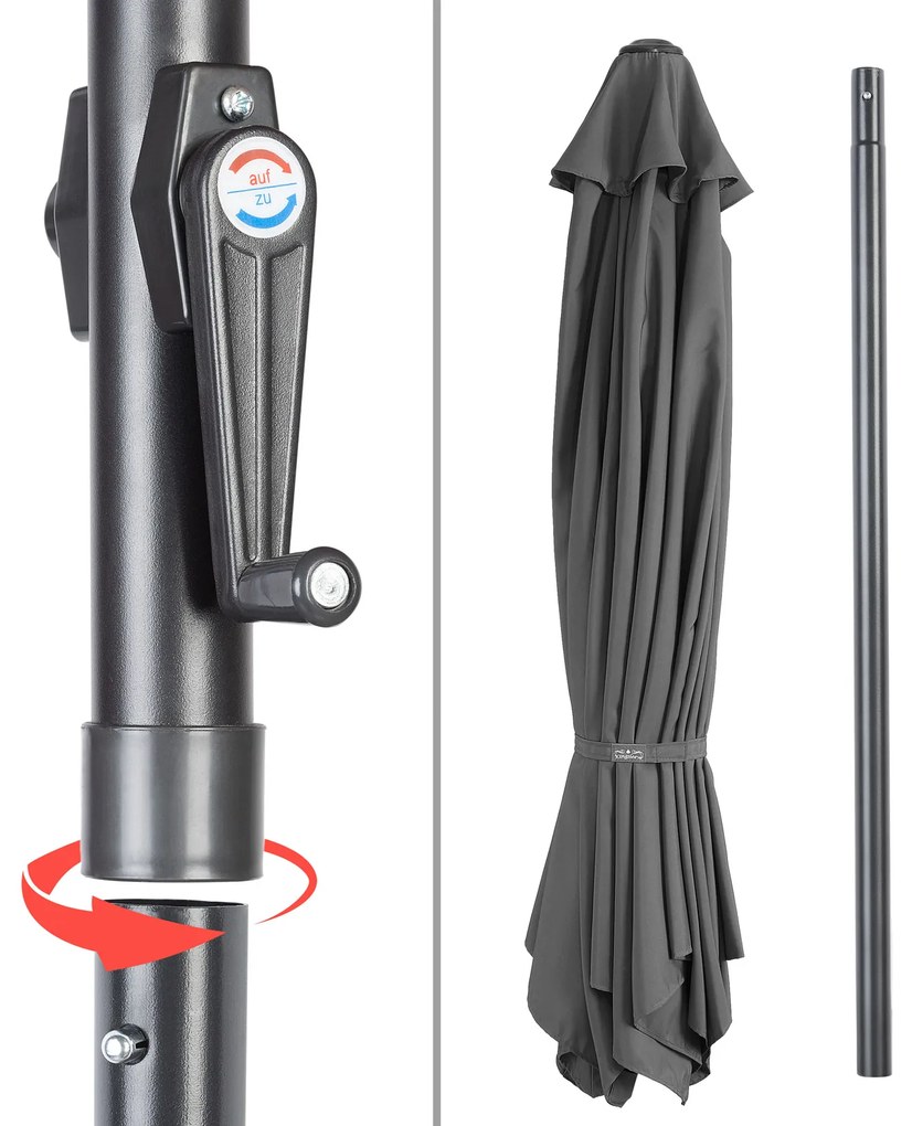 Kingsleeve® Kerti napernyő Ø300 cm - antracit