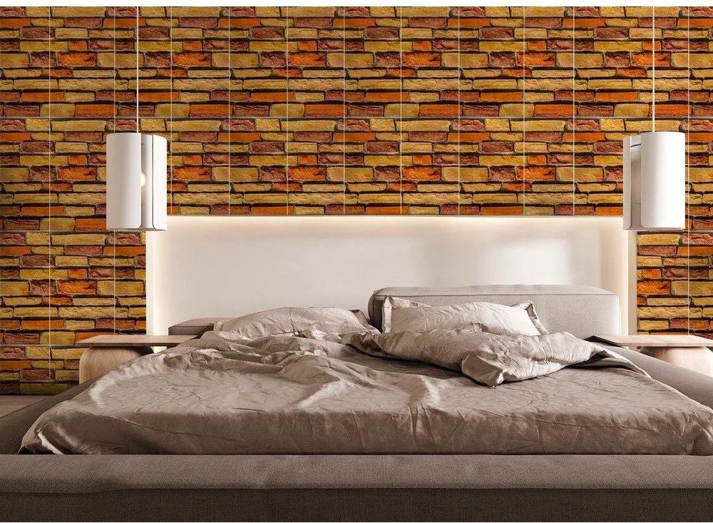 Fali öntapadós panel szett 6 db-os 30x60 cm Brick Wall – SP TREND