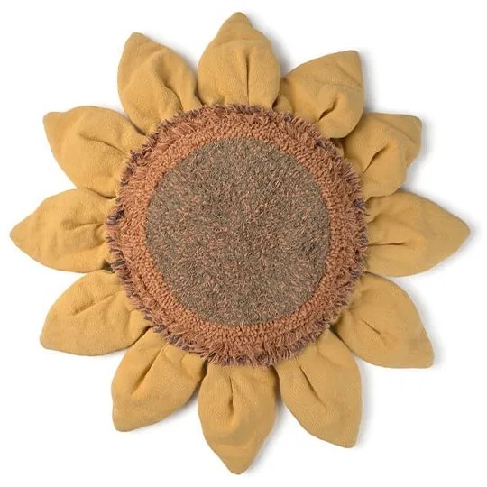 Pamut gyerek párna 90x90 cm Sunflower – Lorena Canals