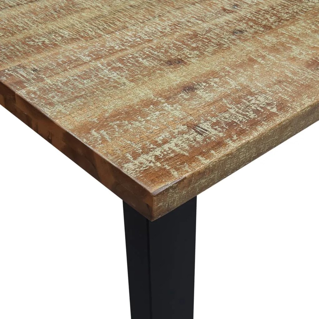 tömör akácfa étkezőasztal 200x90x75 cm