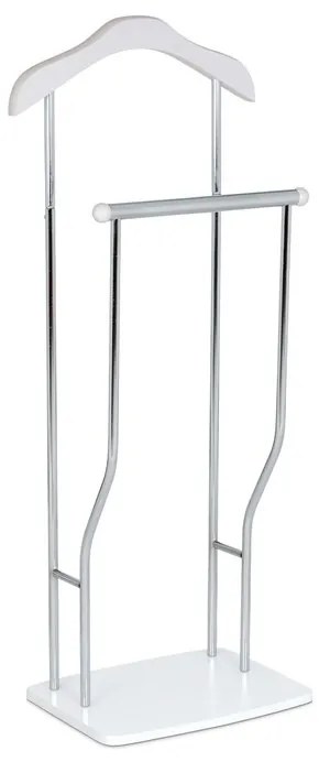 Praktikus szobainas fehér-króm színben – 84444