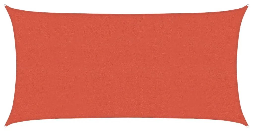 terrakotta HDPE napvitorla 160 g/m² 2,5 x 5 m