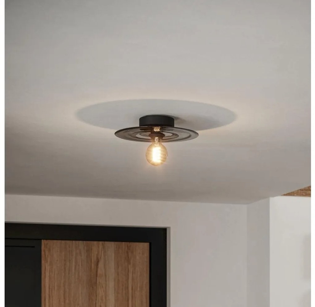 Eglo 44028 - Mennyezeti lámpa LINTMILL 1xE27/40W/230V szürke