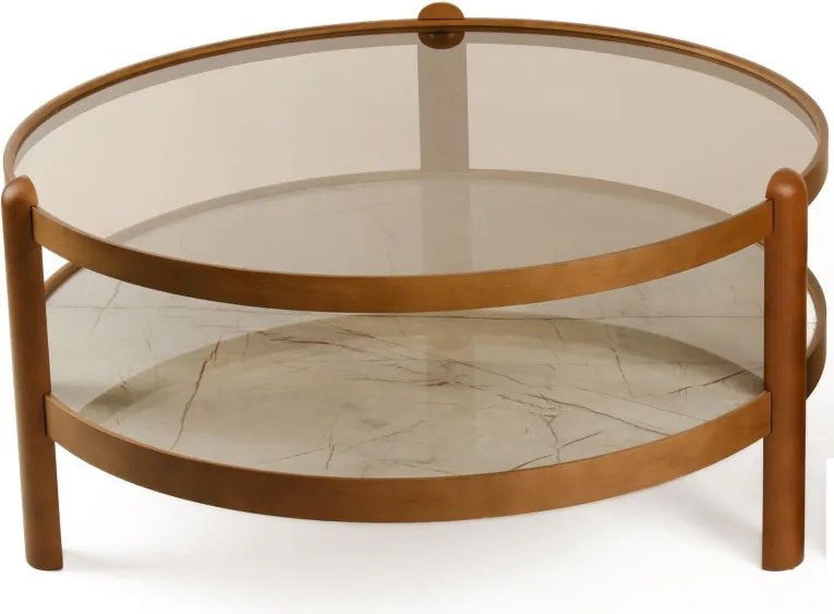 Golf 100 - Walnut, Grey Marble