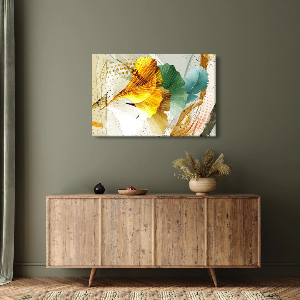 Kép - Levelek (90x60 cm)