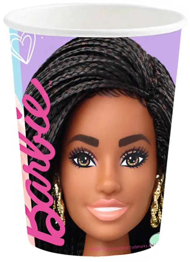 Barbie Sweet Life papír pohár 8 db-os 237 ml