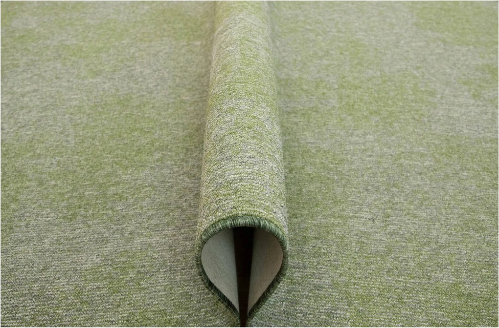 Szürke Zöld Szőnyeg Nappali Étkező Szoba Hurkos Serenity 200x200 cm