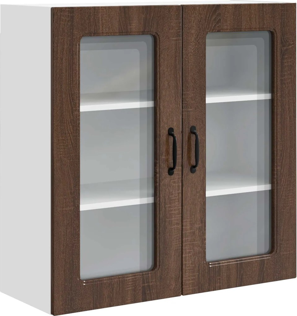 vidaXL Konyhaszekrény Kalmar Barna Tölgy 80 x 31 x 80 cm Faanyag