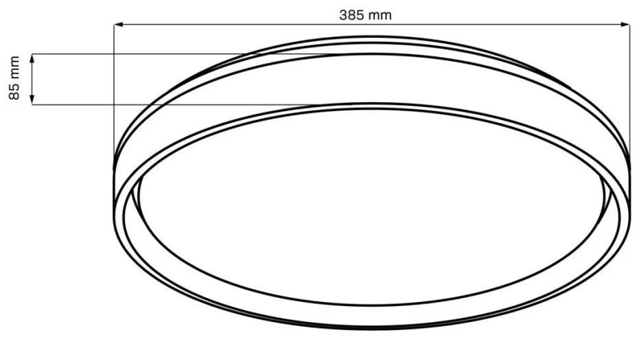 Polux ELIZA 328793 Süllyesztett mennyezeti lámpa 1x48W/LED 3000K-4000K-6000K 5200lm IP44