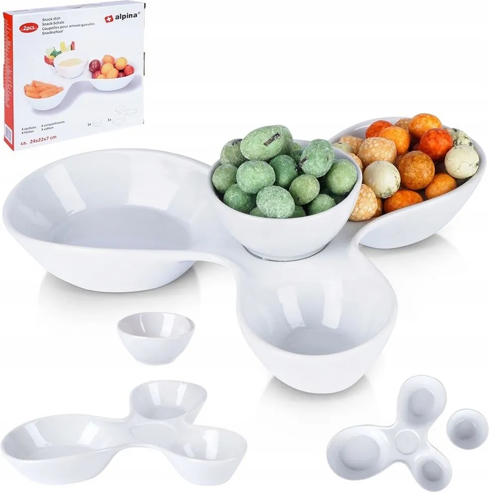 Snack Tányér Mártogatós szószok előételek