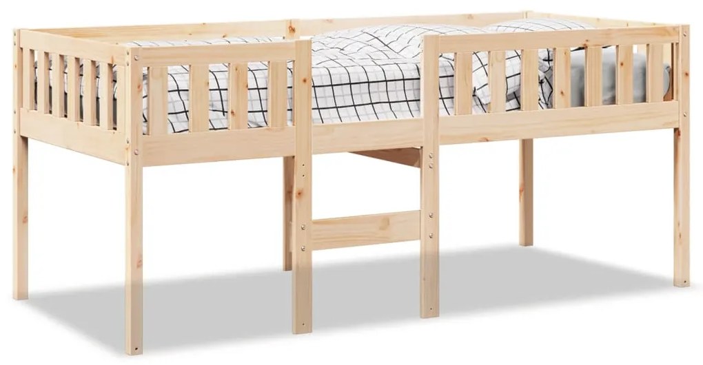 tömör fenyőfa gyerekágy matrac nélkül 90 x 190 cm