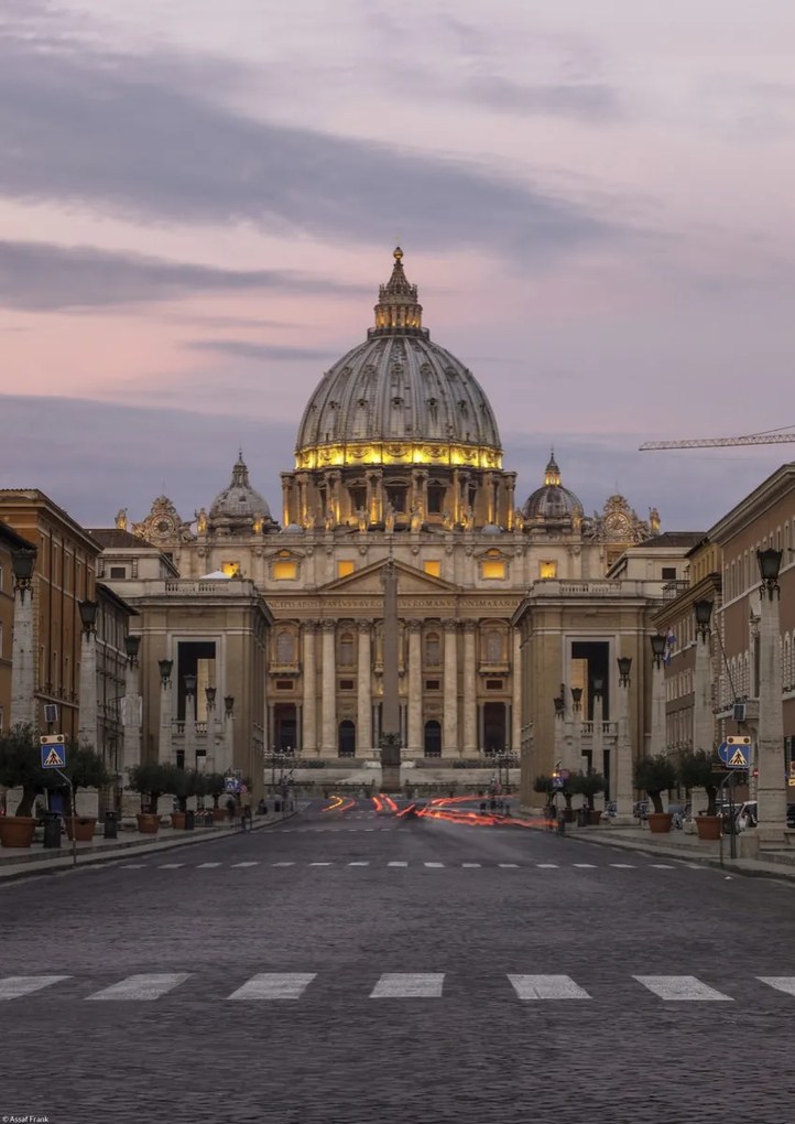 Poszter 29,7x42cm Szent Péter-bazilika, Assaf Frank