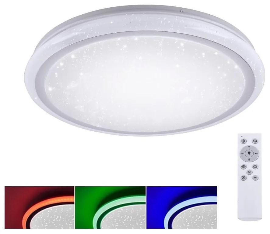 Leuchten Direkt 15220-16 - LED RGB Dimmelhető lámpa LUISA LED/28W/230V + távirányító