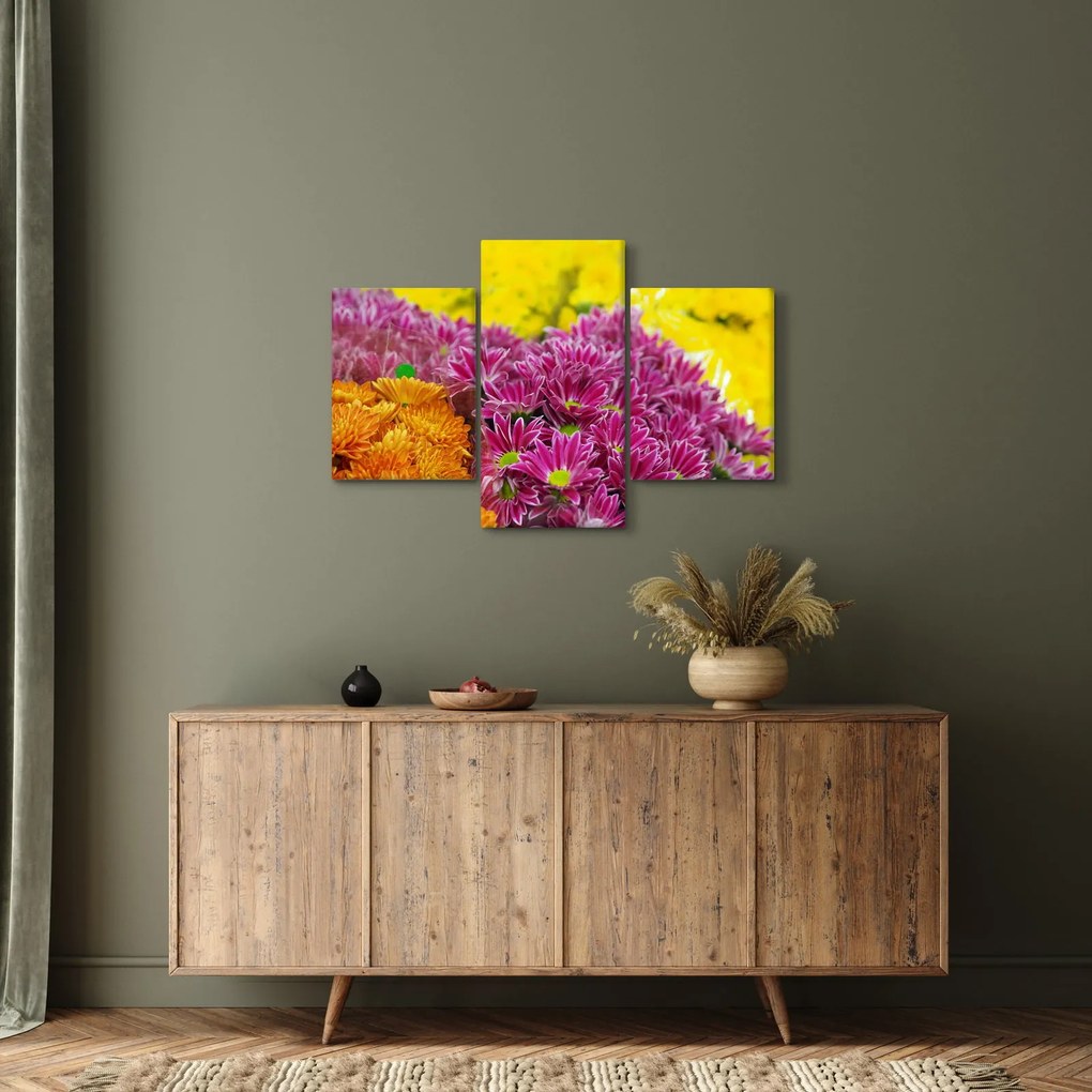 Rózsaszín virág képe (90x60 cm)