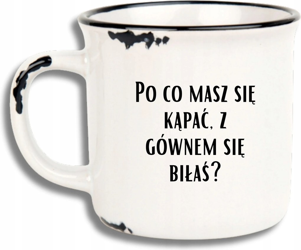 Bögre Fehér Retro Vicces Ajándék Apák Napja Miért Kell Fürödni