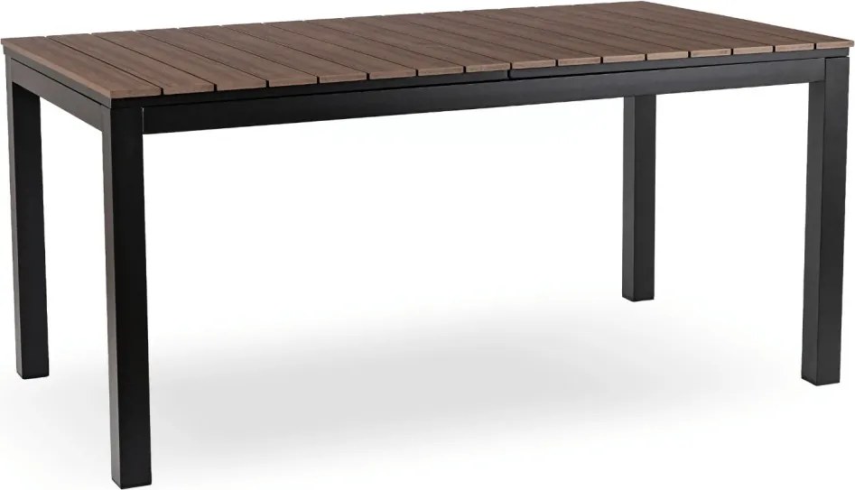ARGOS kerti asztal 160-210 cm, dió-fekete
