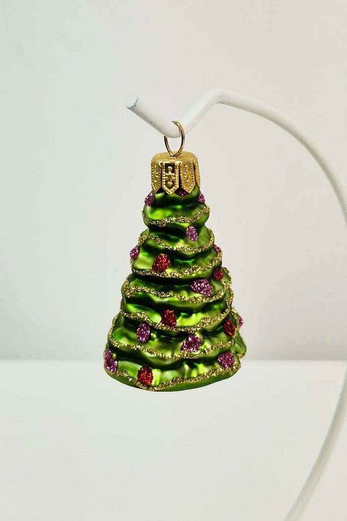 Karácsonyfadísz üvegből Karácsony Karácsonyfa