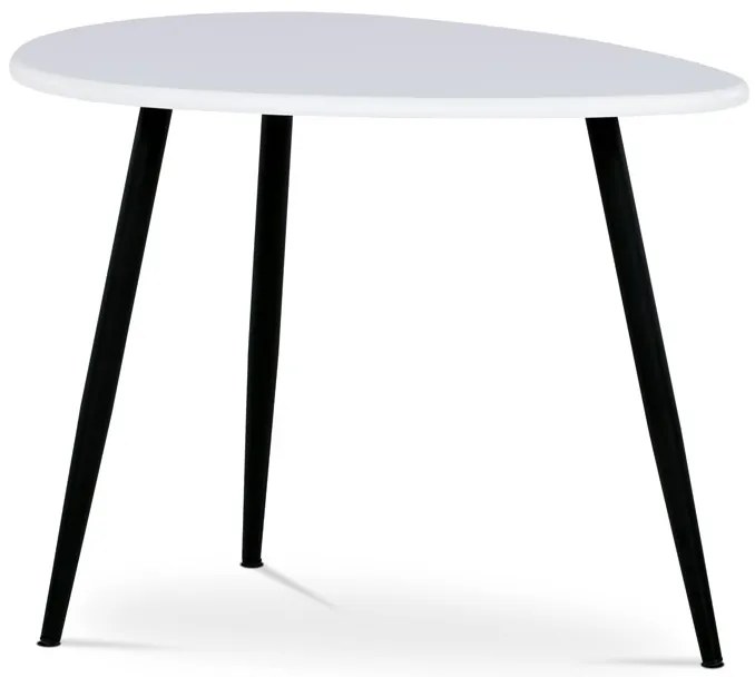 Lerakóasztal 60 × 40 × 45 cm, MDF, fehér AF-3011 WT