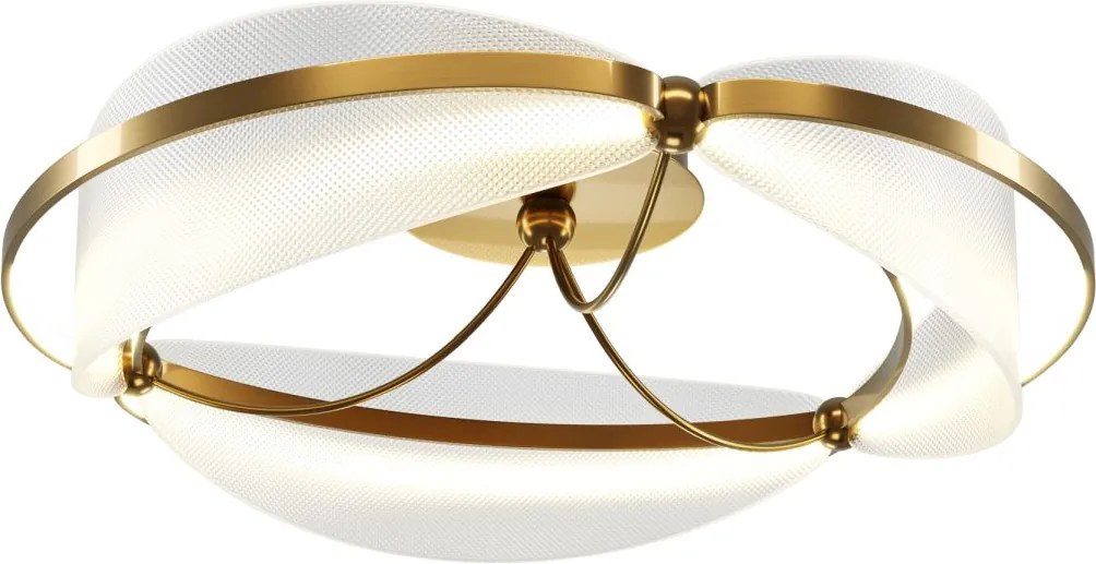 Maytoni modern mennyezeti lámpa breeze átlátszó matt sárgaréz mymod281cl-l45bs3k