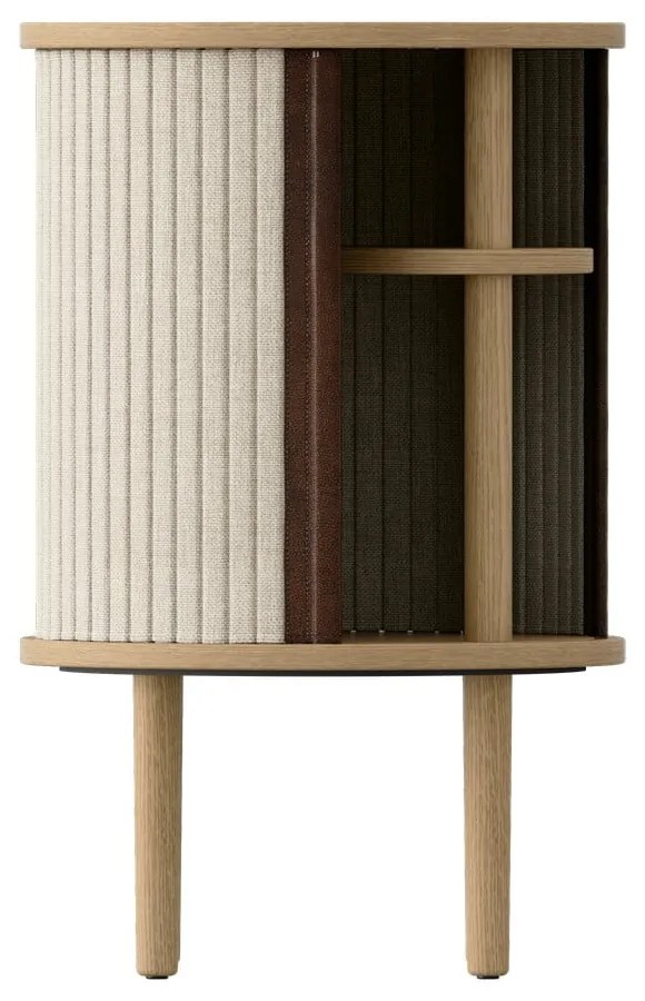 Tölgyfa kerek tárolóasztal ø 38 cm Audacious – UMAGE