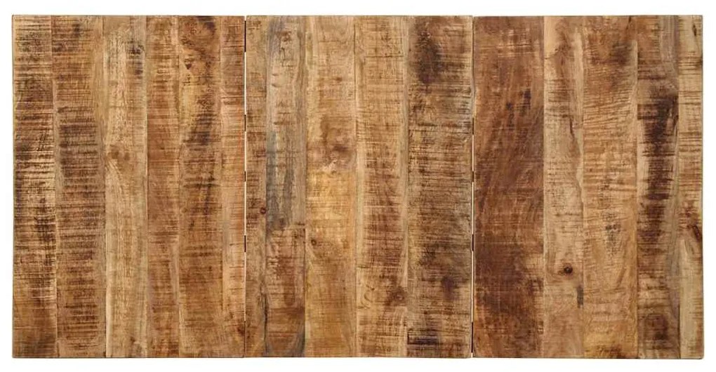 tömör nyers mangófa étkezőasztal 160 x 80 x 75 cm