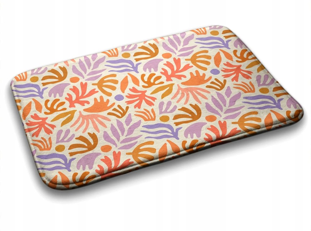 Fürdőszobaszőnyeg Növények Absztrakt 90x60