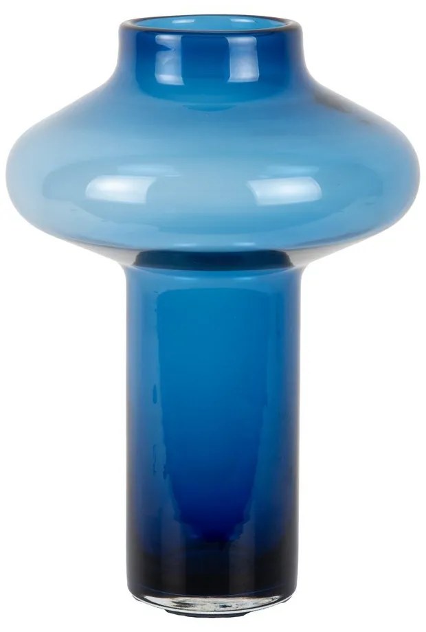 Kék üveg váza (magasság 37 cm) Asombroso – PT LIVING