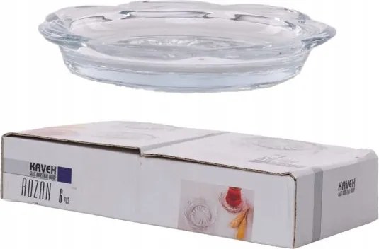 Üveg gyertyatartó 11 cm elegáns asztali dekoráció