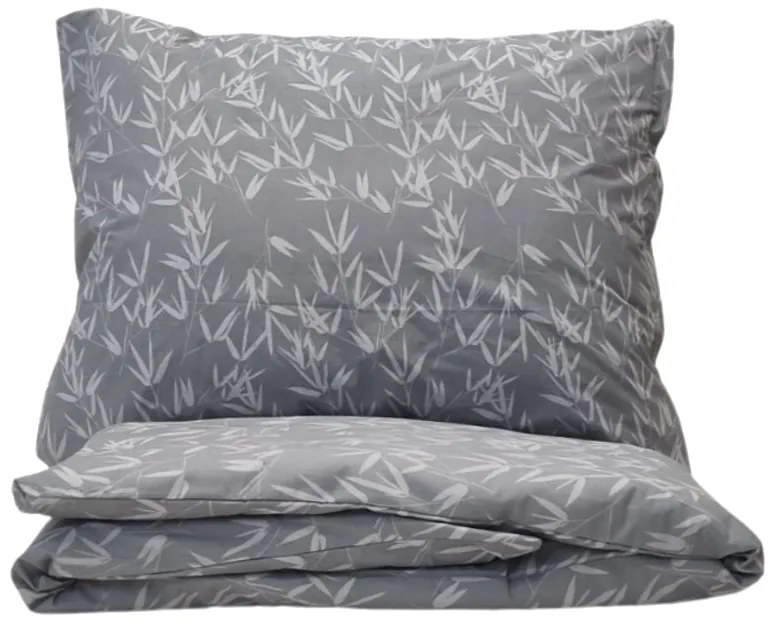 Bambo szürke pamut lepedők 200x140cm+90x70cm TiaHome - 1x Párna 90x70cm, 1x Paplan 140x200cm