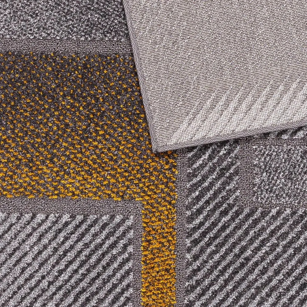 Okkersárga-szürke szőnyeg 80x160 cm Meteo – FD