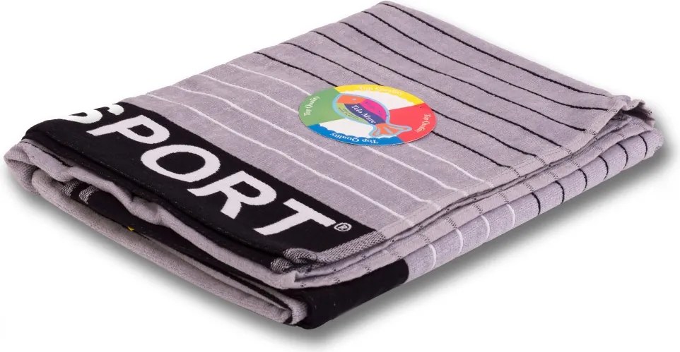 Sport Szürke strandtörölköző