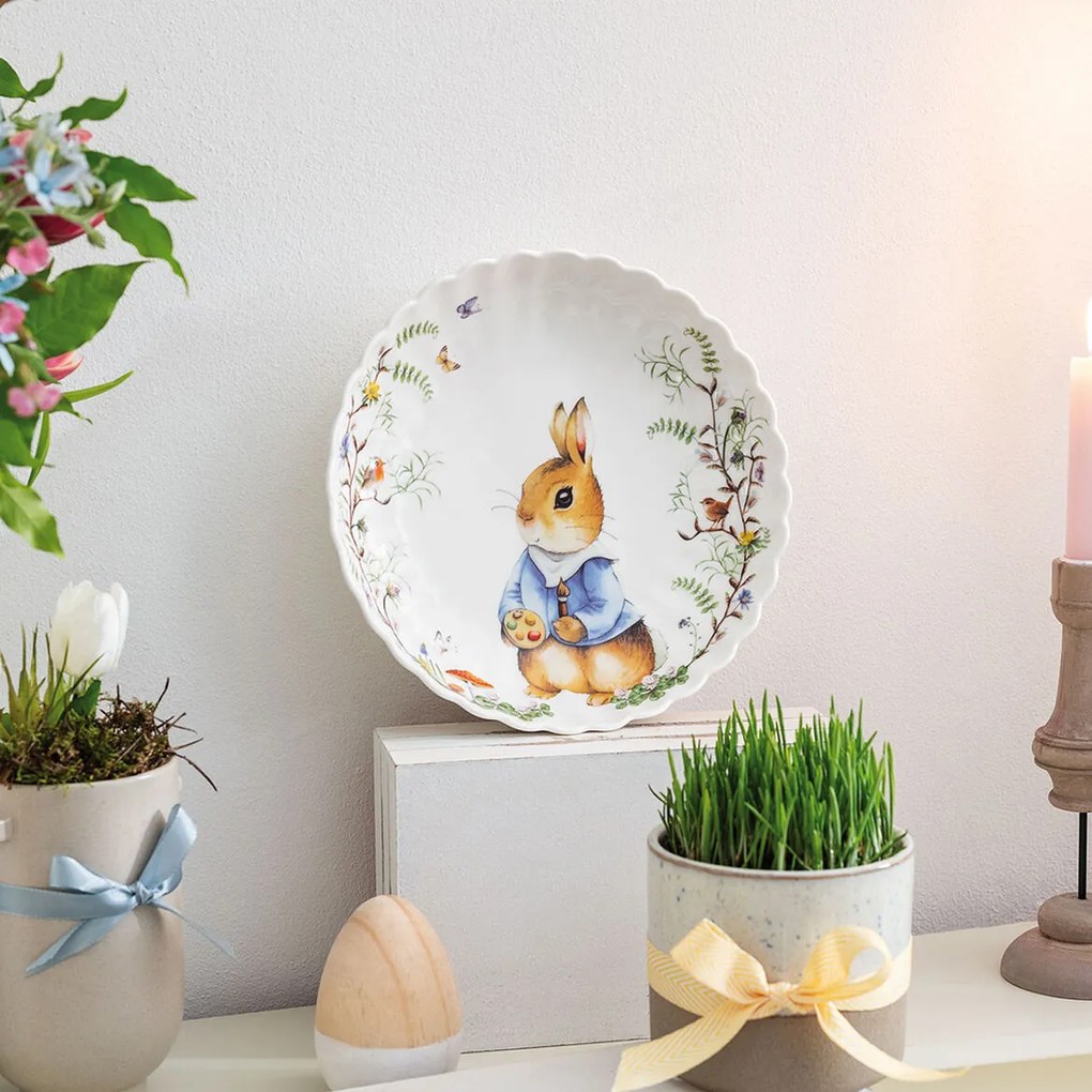 Közepes tál, Max nyúl, 24 cm, Spring Fantasy kollekció - Villeroy & Boch