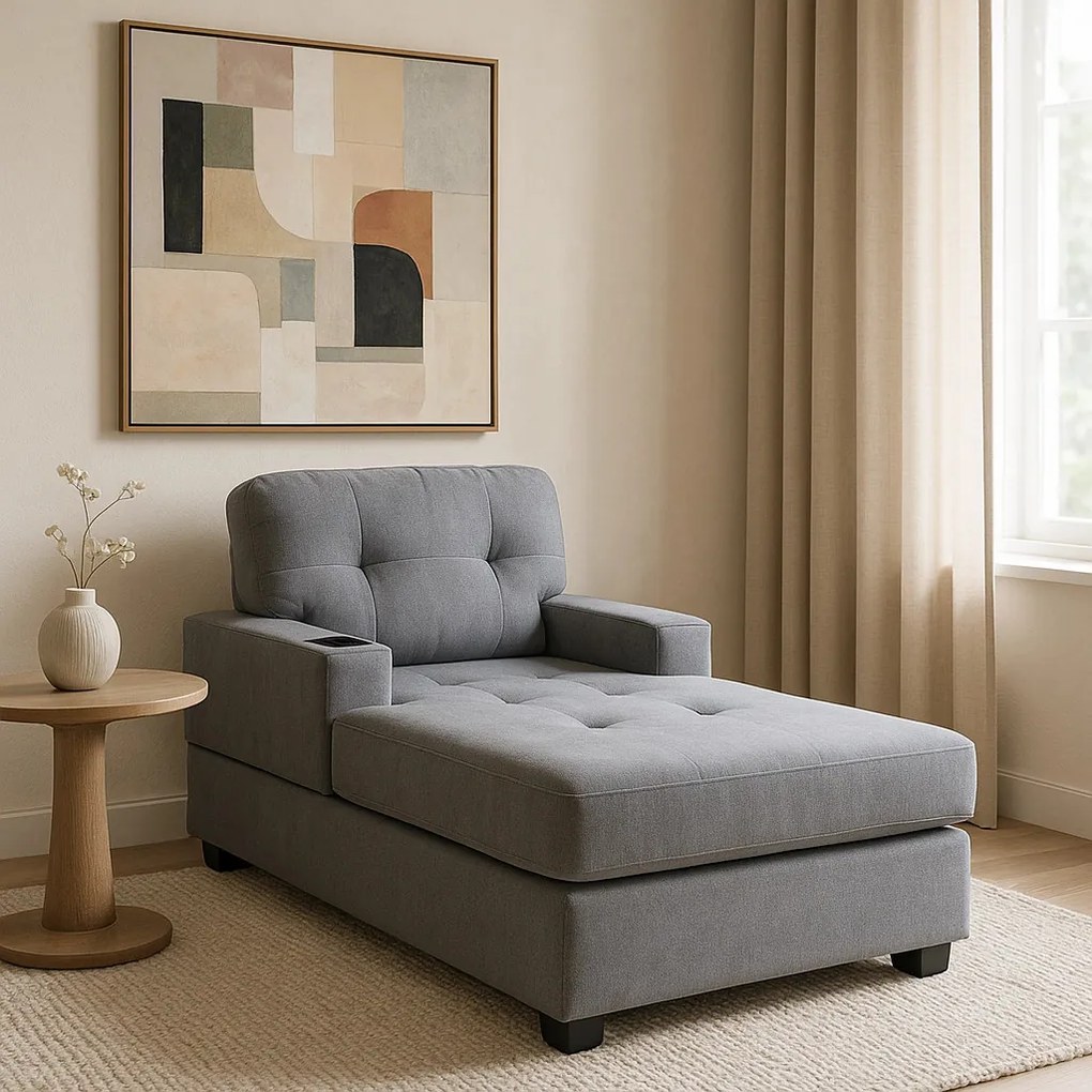 Modern Fotel Szürke Színben. NEO