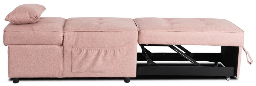 Ágyazható Fotel Rózsaszín Színben. IBERIS 67 cm