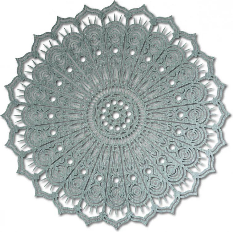 Fából készült falikép – Mandala, a béke virága | KLAROT