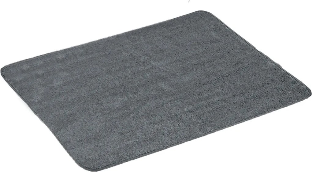 Fürdőszobai előszőnyeg TRIVORA 60x100 cm sötétszürke