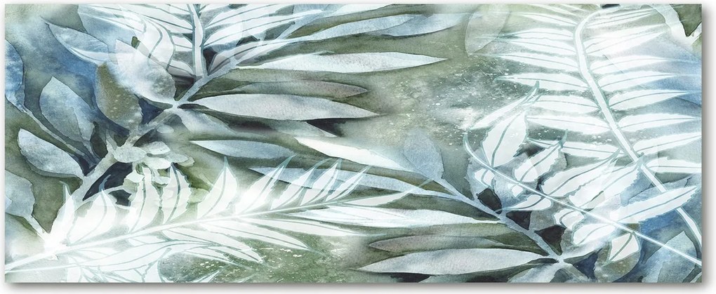 Foto Lacobel Üvegpanel Konyha Levelek XXL