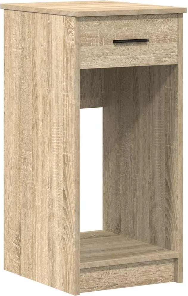 vidaXL számítógépes toronyállvány fiókkal sonoma tölgy 35x45x77 cm