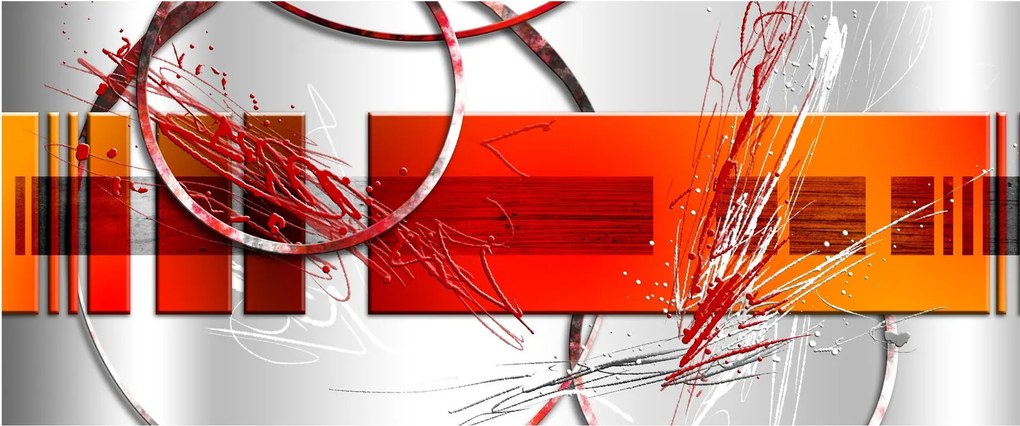 Absztrakt kép (120x50 cm)