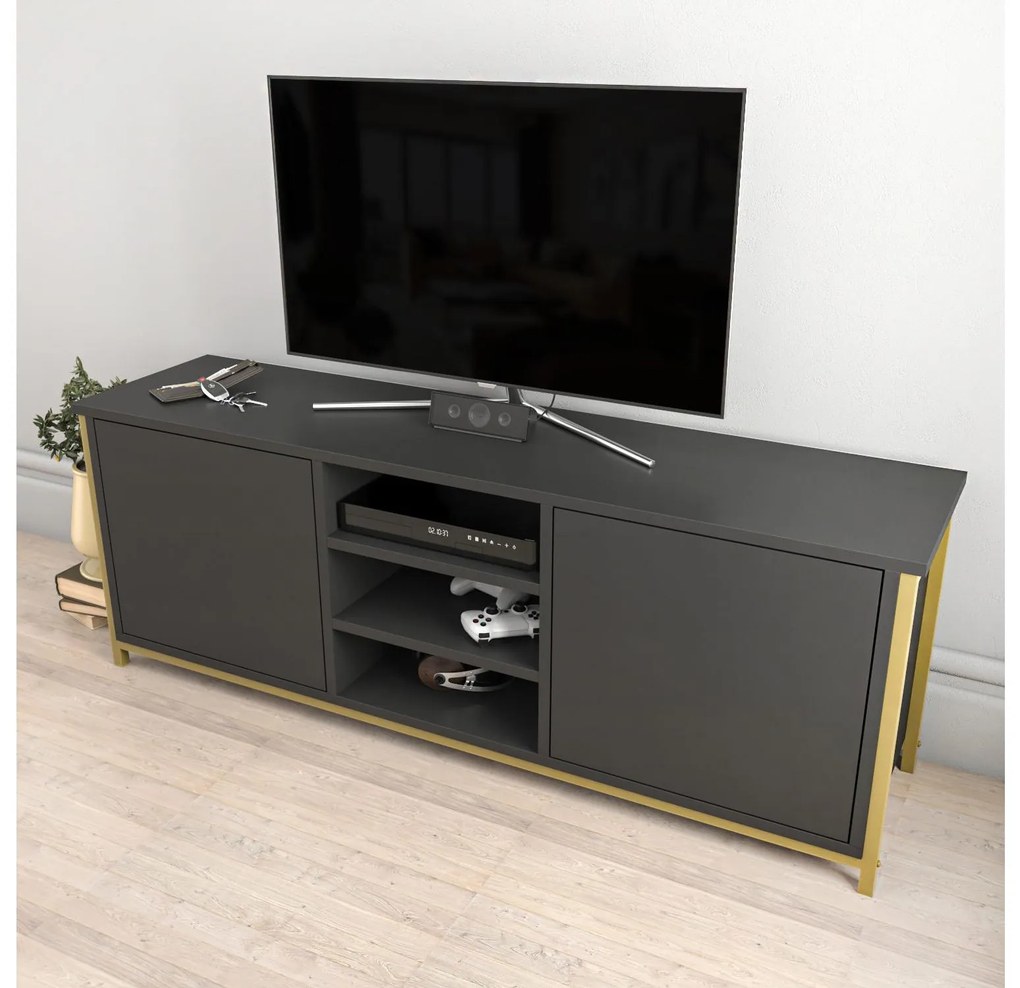 TV asztal Otosello (arany + antracit). 1107348