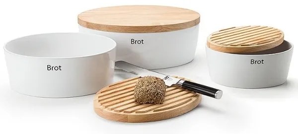 Continenta C3930 - Kenyértartó 13,5x30 cm fehér/bézs