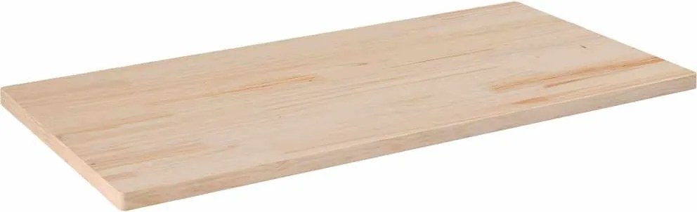 vidaXL tömör fenyőfa téglalap alakú asztallap 110 x 55 x 2,5 cm
