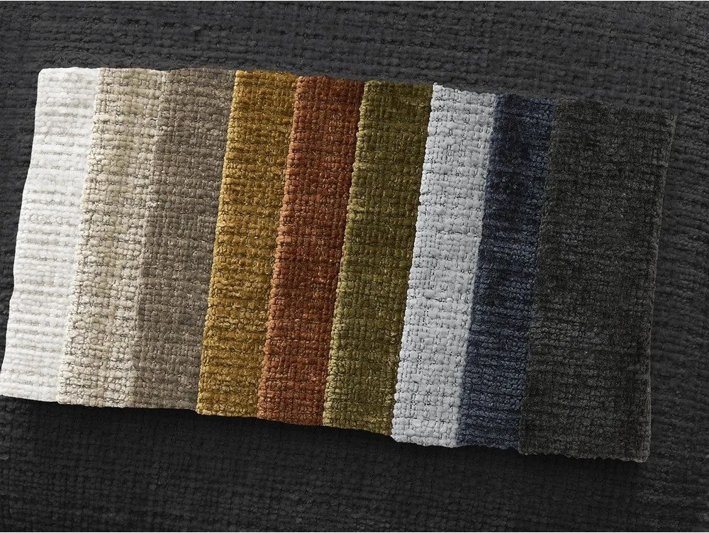 Fekete zsenília kanapé 276 cm Neil – Bobochic Paris