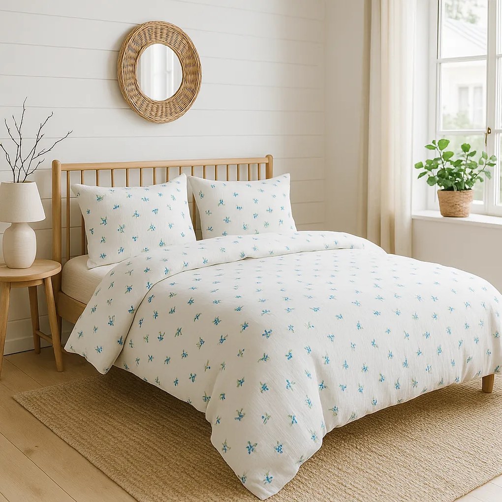 Matex Áfonya muszlin ágyneműhuzat, 140 x 200 cm, 70 x 90 cm